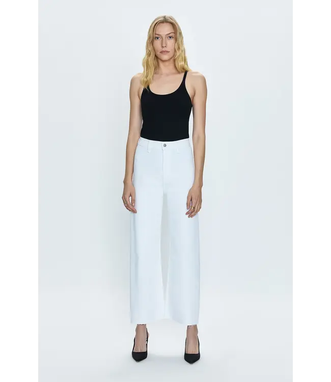 Pistola Penny Crop High Rise Wide Leg Jean