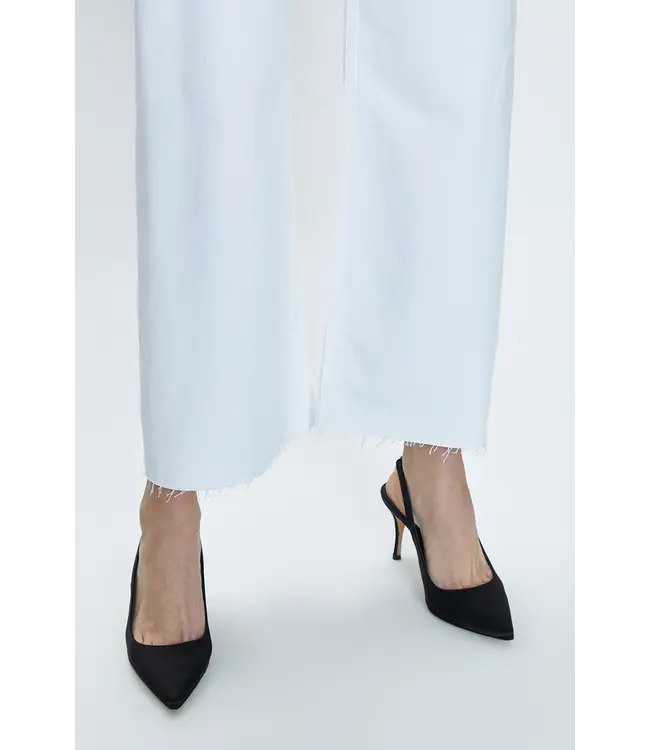 Pistola Penny Crop High Rise Wide Leg Jean