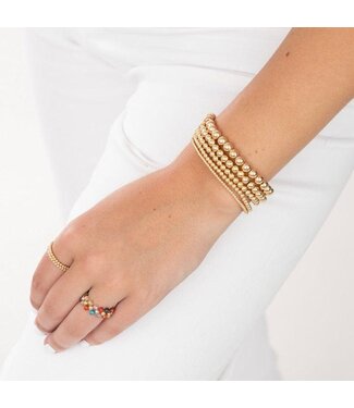 Tatiana M Gold Filled Stretch Bracelet (2-8mm)
