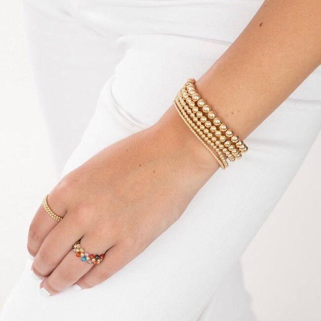 Tatiana M Gold Filled Stretch Bracelet (2-8mm)