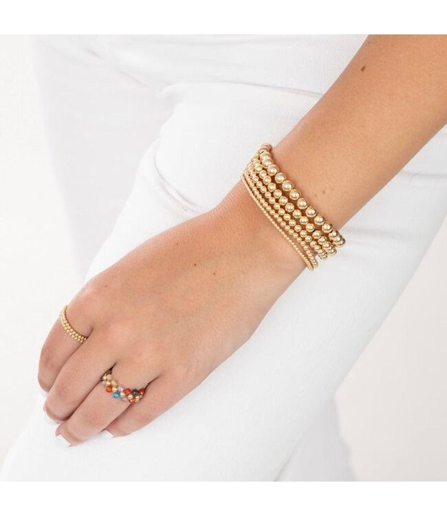 Tatiana M Gold Filled Stretch Bracelet (2-8mm)