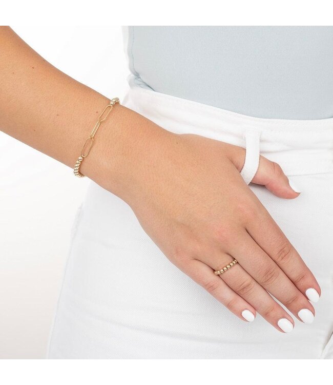 Tatiana M Paperclip Bracelet