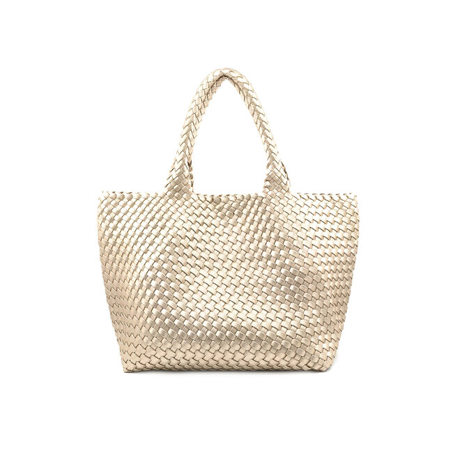 Everyday Woven Tote with Pouch