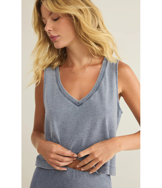 Z Supply Sloane V-Neck Denim Tank