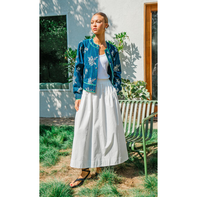 Greylin Rowan Quilted Embroidered Jacket