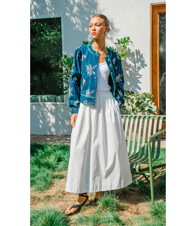 Greylin Rowan Quilted Embroidered Jacket