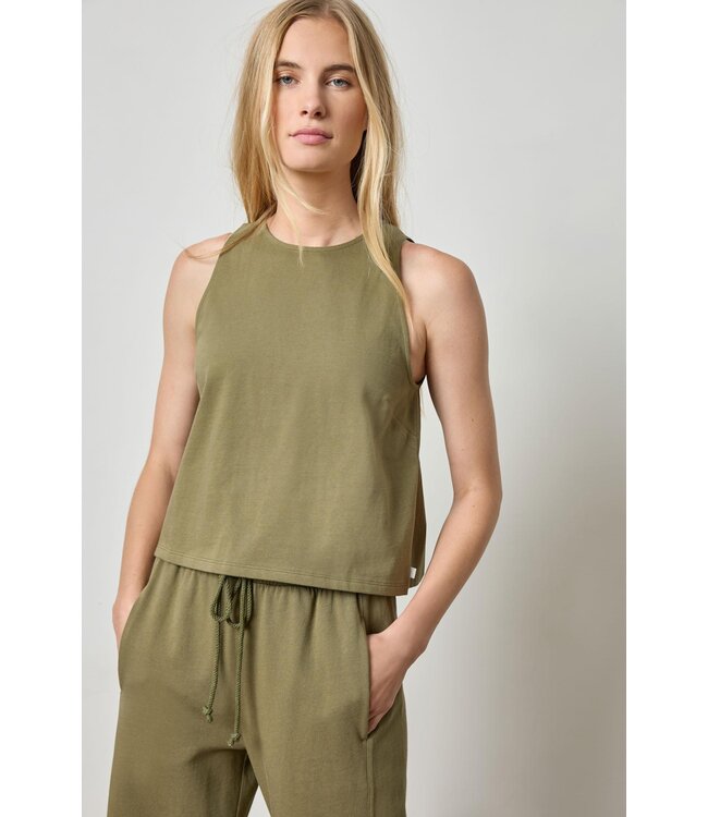 Lilla P Mixed Media Tank