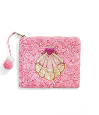 Shell Beaded Coin Purse