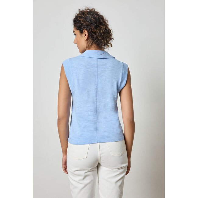 Lilla P Cap Sleeve Polo