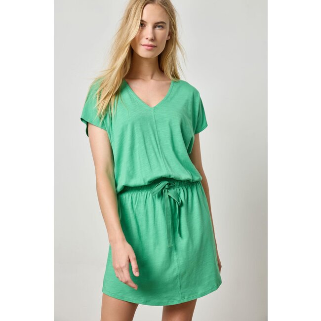 Lilla P Elastic Waist V-Neck Dress