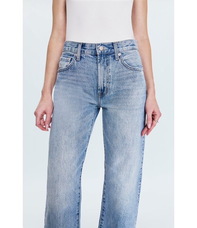 Pistola Lexi Mid-Rise Bowed Straight Jean