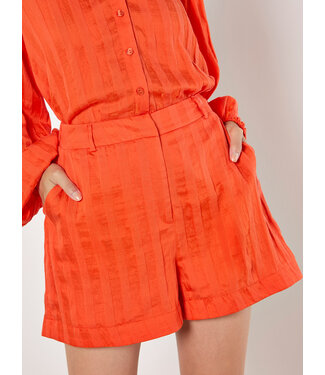 Self Striped Lined Easy Shorts