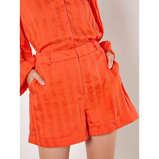 Self Striped Lined Easy Shorts