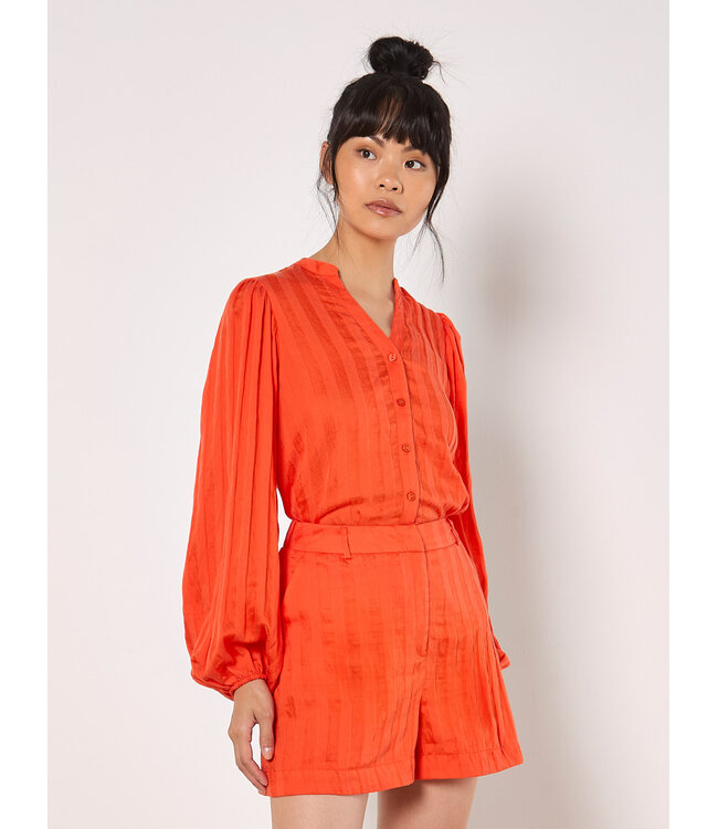 Self Striped Lined Easy Shorts