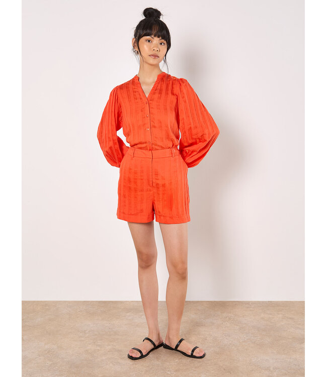 Self Striped Lined Easy Shorts