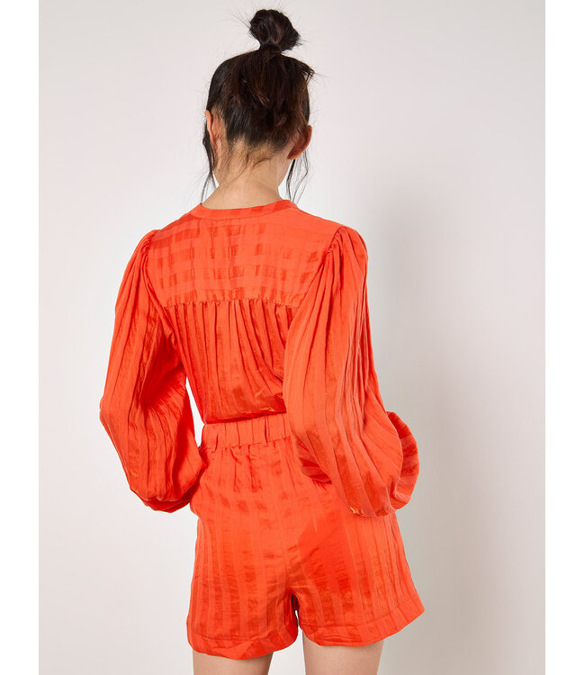 Self Striped Lined Easy Shorts