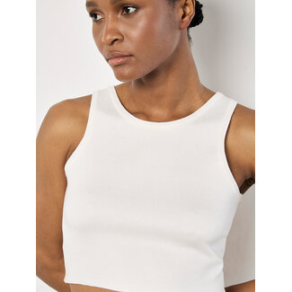 Racer Knit Crop Top