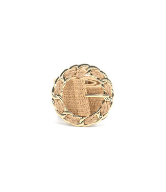 Stretch Belt w/ Gold Buckle