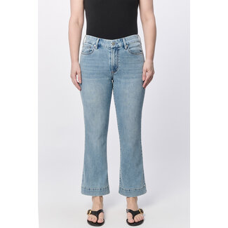 Dear John Jeanne High Rise Crop Flare Jean