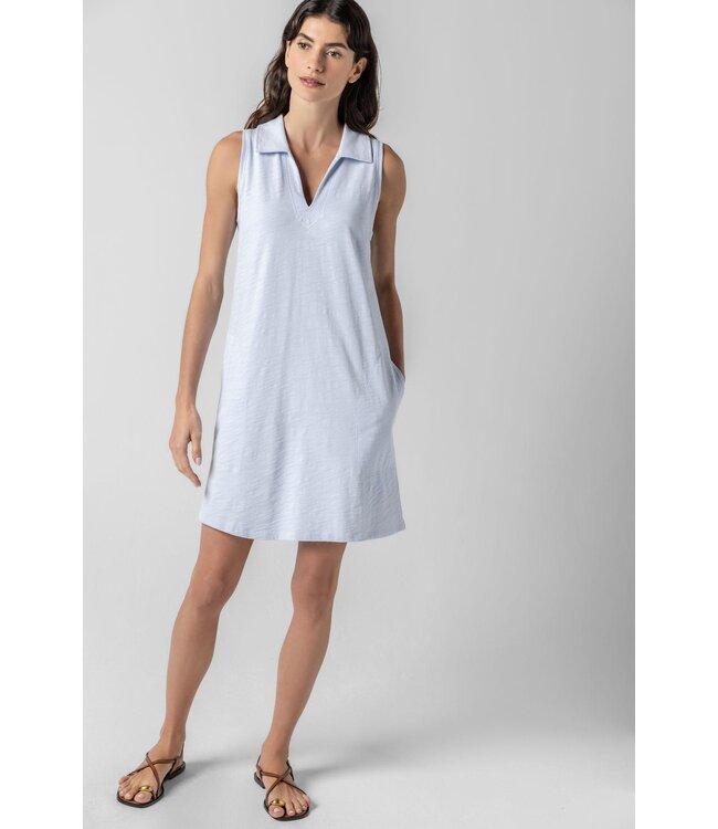 Lilla P Sleeveless Collared Dress