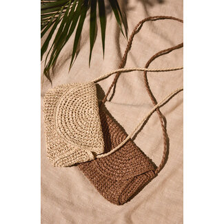 Z Supply Sand Dollar Mini Straw Bag