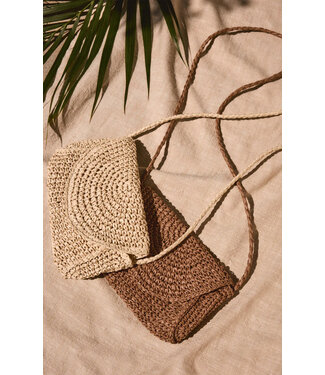 Z Supply Sand Dollar Mini Straw Bag