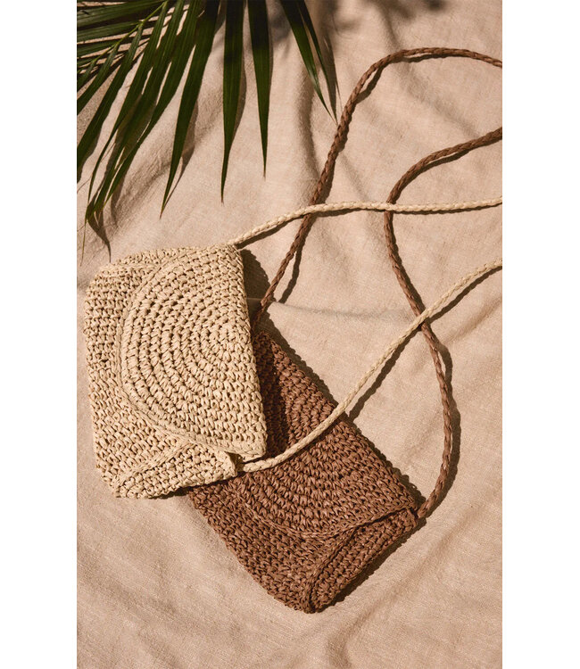 Z Supply Sand Dollar Mini Straw Bag