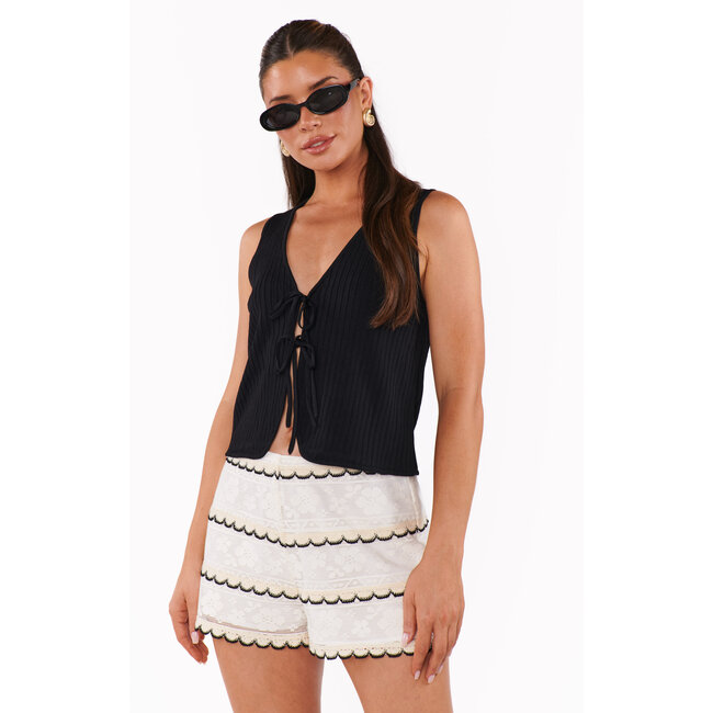 Show Me Your Mumu Time Out Tie Top