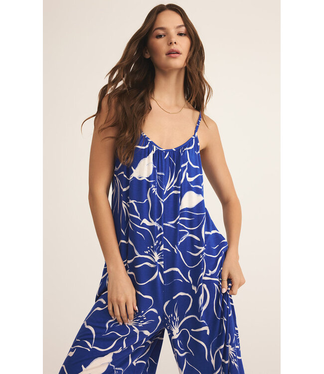 Z Supply Cala Floral Flared Jumpsuit