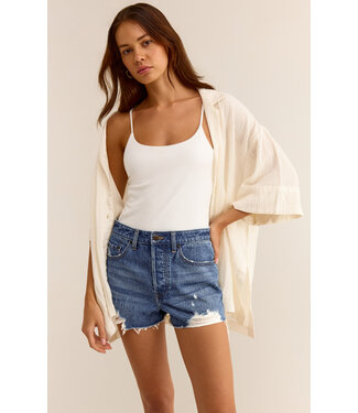 Z Supply Classic Hi-Rise Denim Short