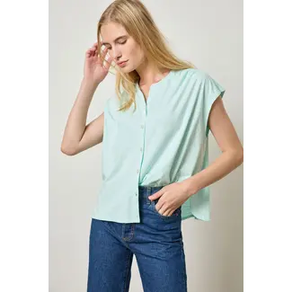 Lilla P Relaxed Button Down Tee