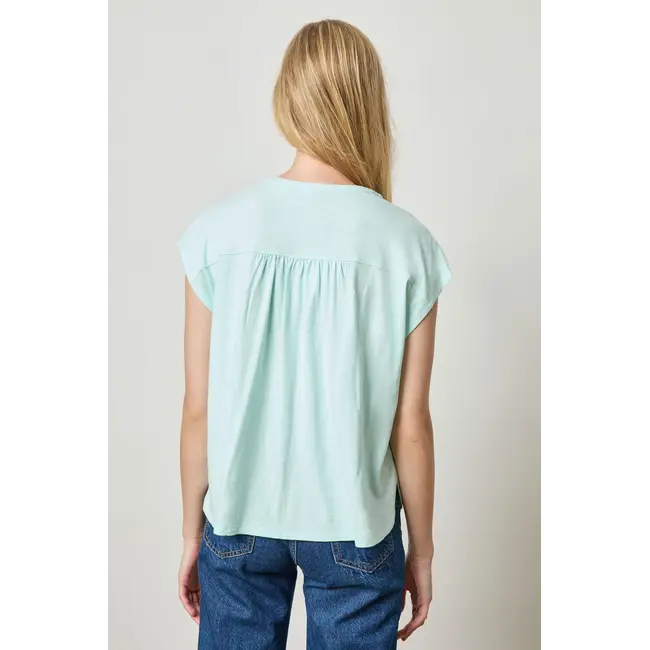 Lilla P Relaxed Button Down Tee