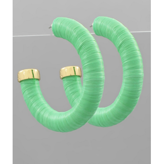 The Elliott Raffia Hoop