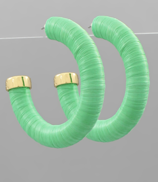 The Elliott Raffia Hoop