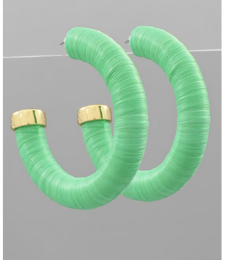 The Elliott Raffia Hoop