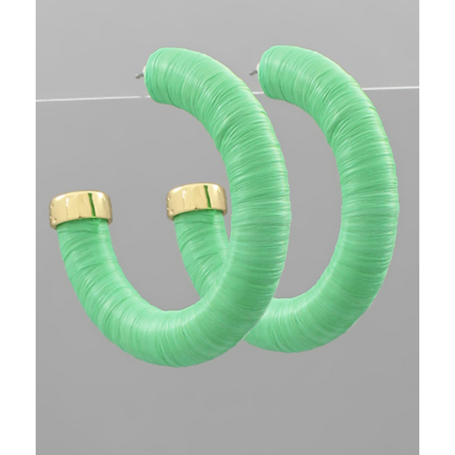 The Elliott Raffia Hoop