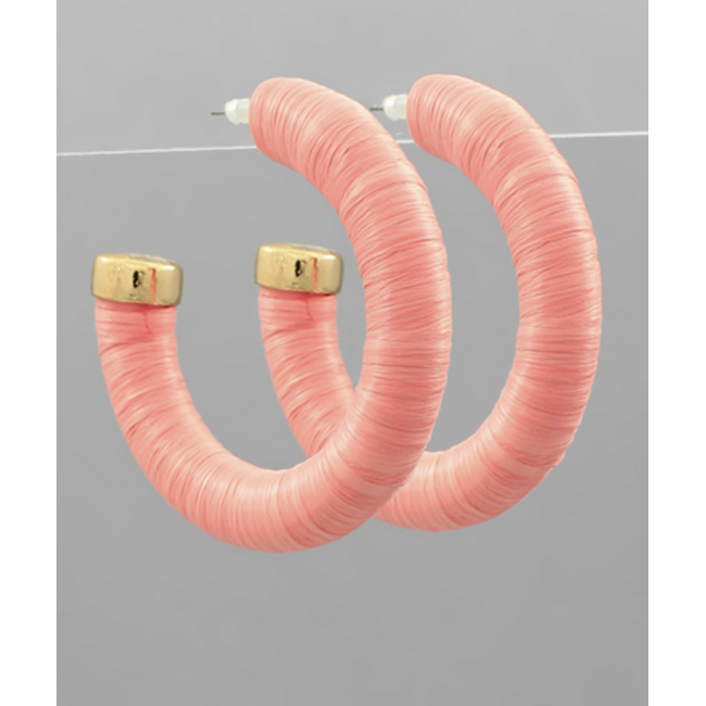 The Elliott Raffia Hoop