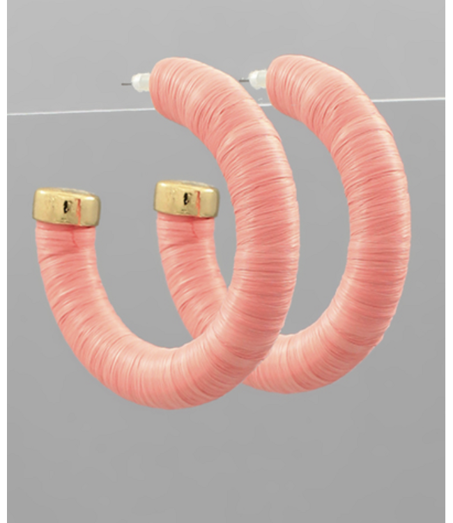 The Elliott Raffia Hoop