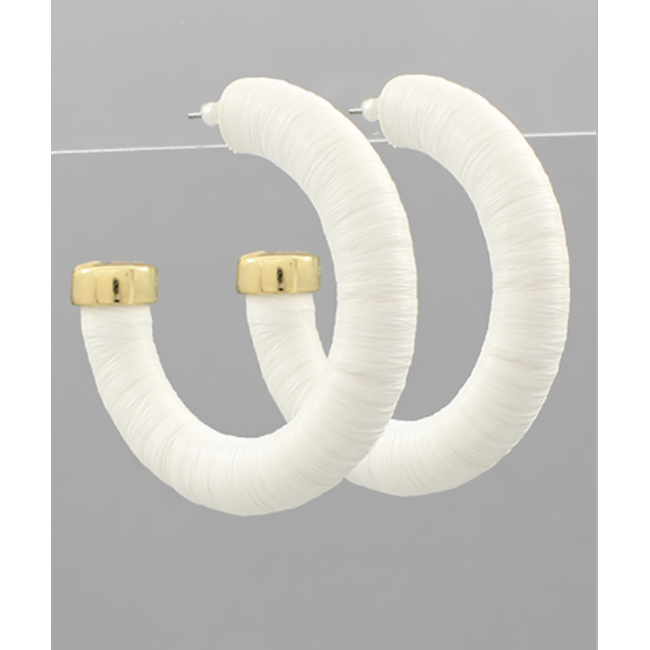 The Elliott Raffia Hoop