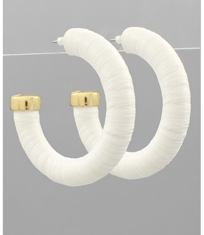 The Elliott Raffia Hoop