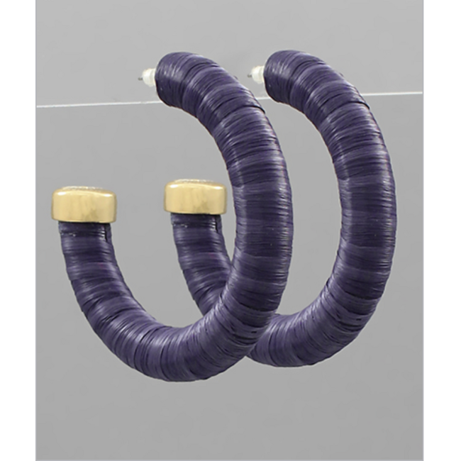 The Elliott Raffia Hoop