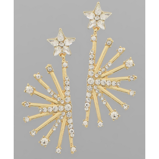 Starburst Star Earrings