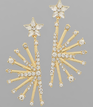 Starburst Star Earrings