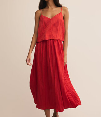 Z Supply Nicoline Crinkle Midi Skirt