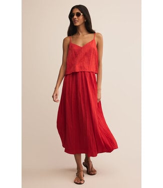 Z Supply Nicoline Crinkle Midi Skirt