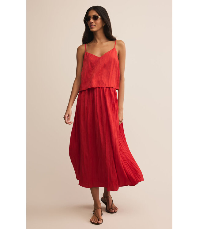 Z Supply Nicoline Crinkle Midi Skirt