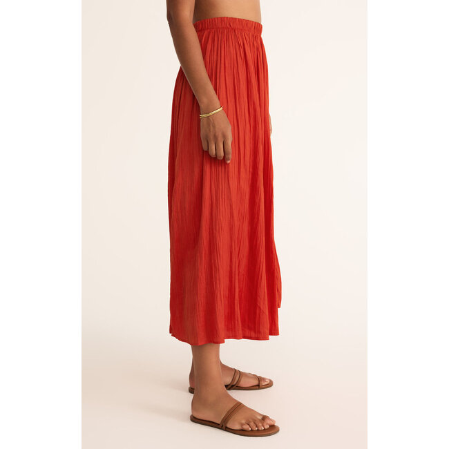 Z Supply Nicoline Crinkle Midi Skirt