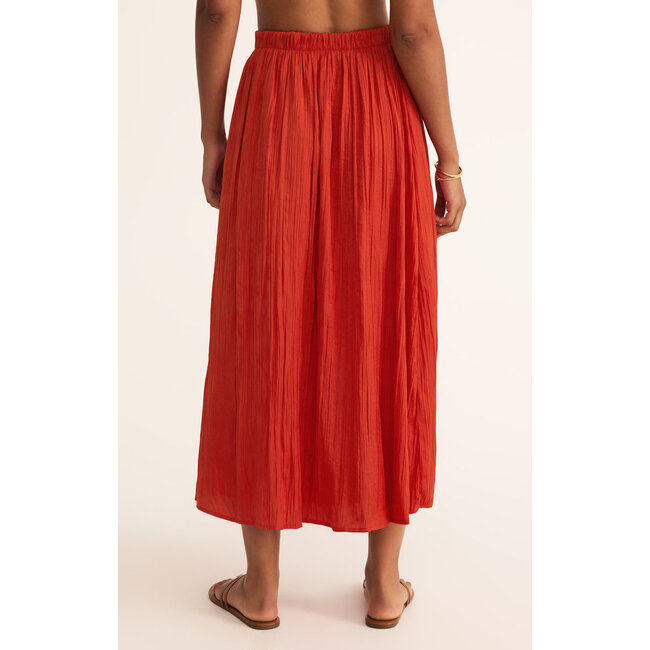 Z Supply Nicoline Crinkle Midi Skirt