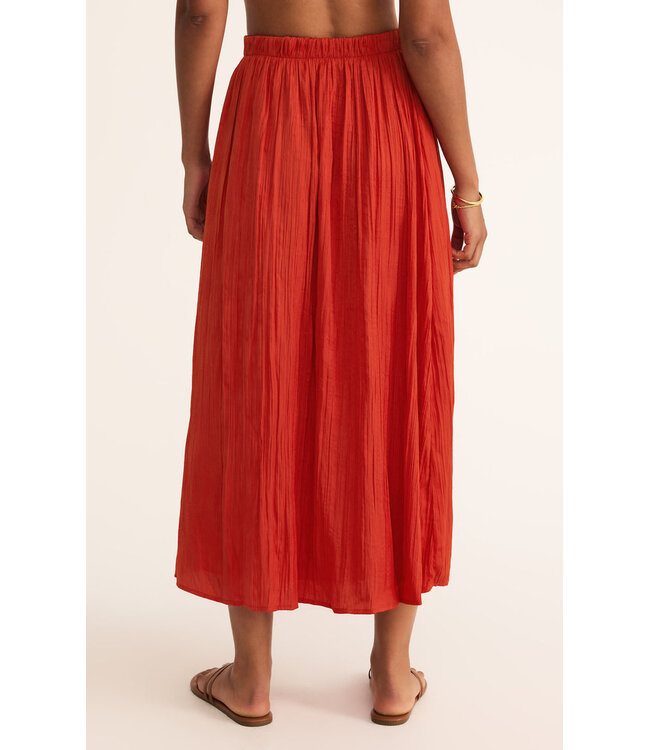 Z Supply Nicoline Crinkle Midi Skirt