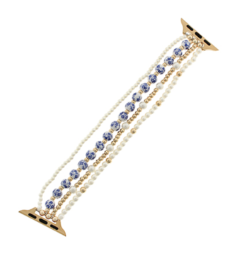 Ceramic & Pearl Watch Band